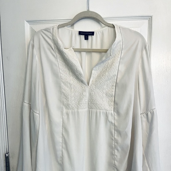 Banana Republic, XL, peasant long-sleeved blouse - Picture 1 of 6